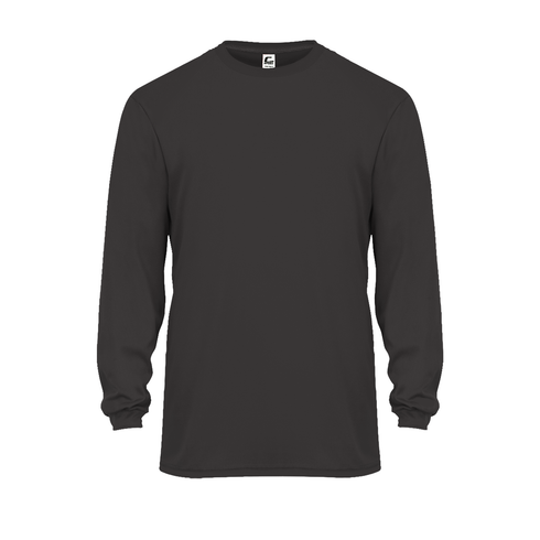 Badger Sport C2 L/S Tee, Sizes 2XL-4XL (510400-000908), Color 'Graphite'